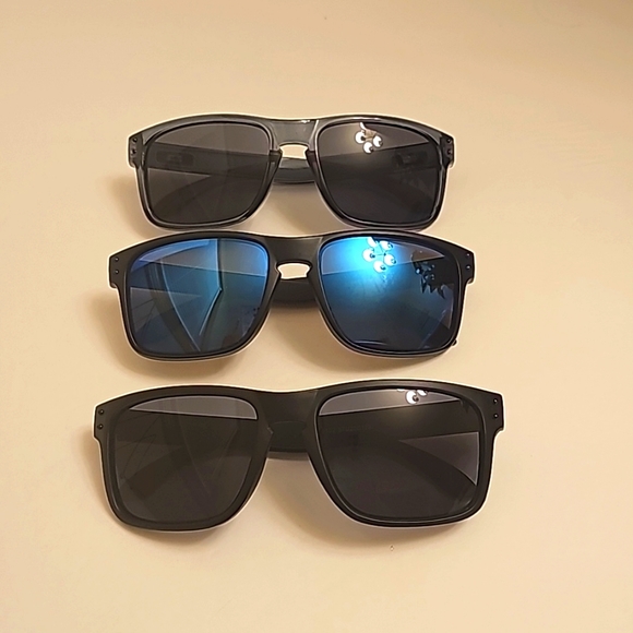 Other - Multicolor Mens Polarized Sunglasses.  NWOB. (Pk‎ of 3)